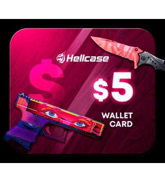 Hellcase.com 5 USD Wallet Card Code Key GLOBAL